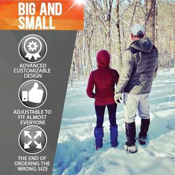 Pike Trail Waterproof Adjustable Leg Gaiters: for Hiking in Mud, Sand, and Snow - Hunting, Mountain ...