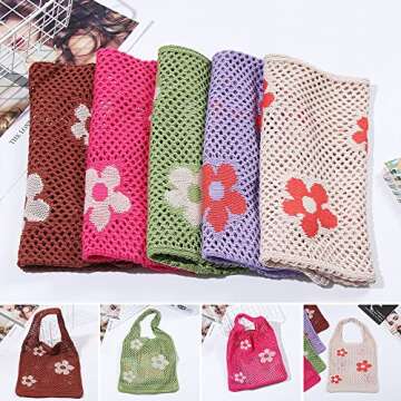 Ovida Crochet Tote Bag for Beach and Everyday Style