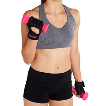 Tone Fitness Hourglass Dumbbells - Comfort & Style for All