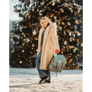 Modoker Vintage Laptop Backpack for Stylish Organization