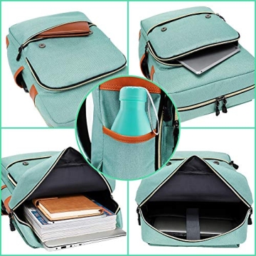 Modoker Vintage Laptop Backpack for Stylish Organization