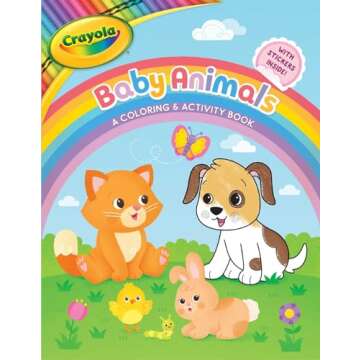 Crayola: Baby Animals (A Crayola Baby Animals Coloring Activity Book for Kids) (Crayola/BuzzPop)