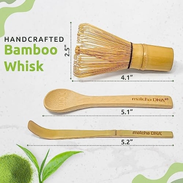 MATCHA DNA Bamboo Whisk Set for Perfect Matcha Preparation