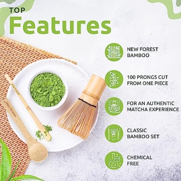 MATCHA DNA Bamboo Whisk Set for Perfect Matcha Preparation