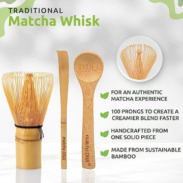 MATCHA DNA Bamboo Whisk Set for Perfect Matcha Preparation