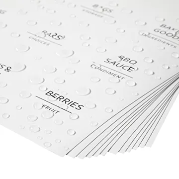 157 Pantry Organization Labels Water Resistant Minimalist Style