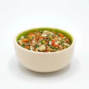 ZuPreem Smart Selects Daily Bird Food for Parrot, Conure, Caique, African Grey, Eclectus, Small Cockatoo, Bird Pellets and Seed Blend, Nutrition for Medium Large Birds, Parrot Food (M/L, 4 lb)