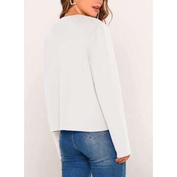 PRETTYGARDEN Winter Womens Cardigan Sweaters Button Down Stylish Casual Knit Outerwear (White,Small)