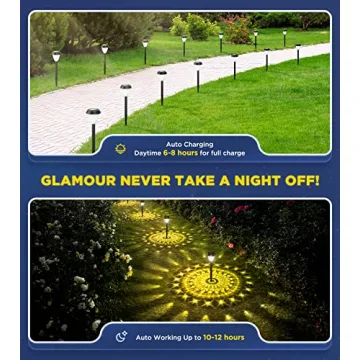 ORNESIGN Ultra Bright Solar Outdoor Lights for Gardens