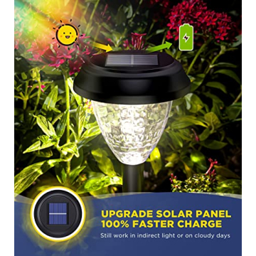 ORNESIGN Ultra Bright Solar Outdoor Lights for Gardens