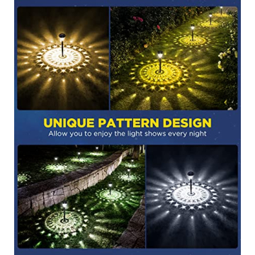 ORNESIGN Ultra Bright Solar Outdoor Lights for Gardens