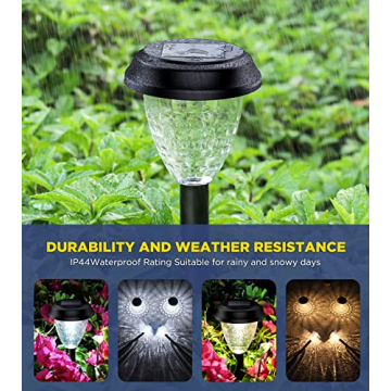 ORNESIGN Ultra Bright Solar Outdoor Lights for Gardens