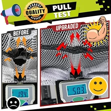 SAPLIZE Golf Practice Net with Mat, Tees & Balls - 10x7 ft