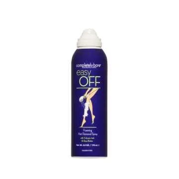 completely bare easy OFF Foaming Hair Removal Spray - Moisturizing Shea Butter & Aloe Vera