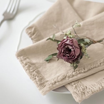 Ayuzawa Handmade Cloth Napkins Set of 4 - 100% Cotton