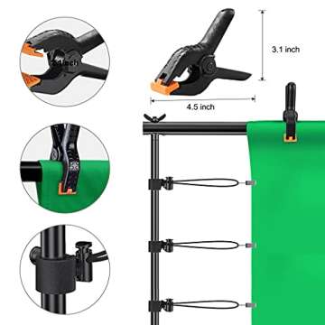 CPLIRIS Adjustable Backdrop Stand for Events and Photography