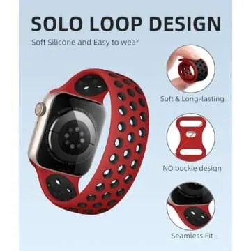 Adorve Solo Loop Band for Apple Watch - Comfortable & Stylish