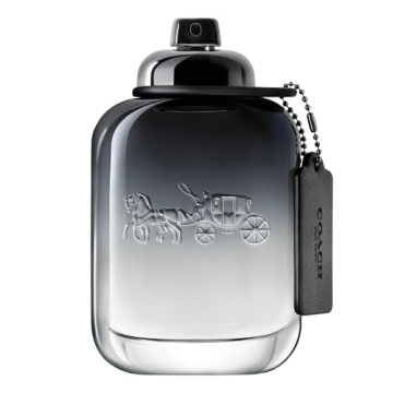 Coach for Men Eau de Toilette - Long Lasting Fragrance with notes of Pear Nashi, Cardamom & Vetiver ...