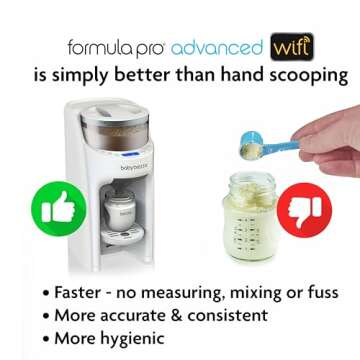 Baby Brezza WiFi Formula Dispenser - Hassle-free Bottle Prep