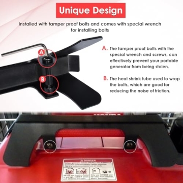 Yoursme Theft Deterrent Bracket for Honda EU2200i and EU2000i