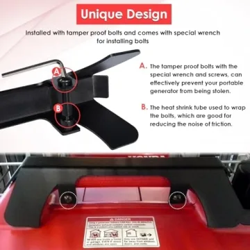 Yoursme Theft Deterrent Bracket for Honda EU2200i and EU2000i