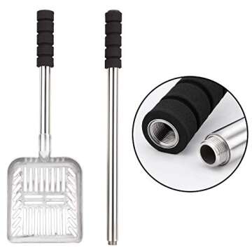 Yangbaga Cat Litter Scoop with Long Handle & Deep Shovel