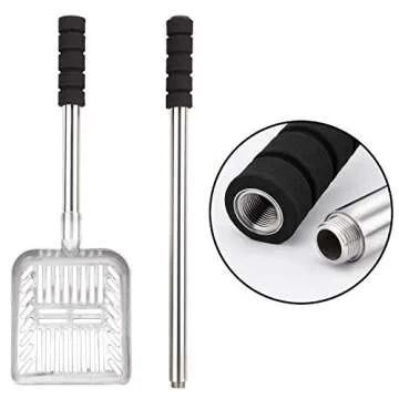 Yangbaga Cat Litter Scoop with Long Handle & Deep Shovel