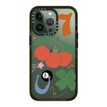 CASETiFY iPhone 13 Pro Case Impact Shockproof - Lucky - Clear Black