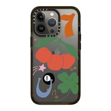 CASETiFY iPhone 13 Pro Case Impact Shockproof - Lucky - Clear Black
