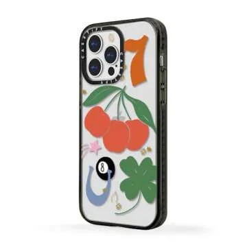 CASETiFY iPhone 13 Pro Case Impact Shockproof - Lucky - Clear Black