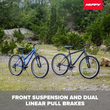 Huffy Stone Mountain Men's 26" Mountain Bike Matte Black 21-Speed