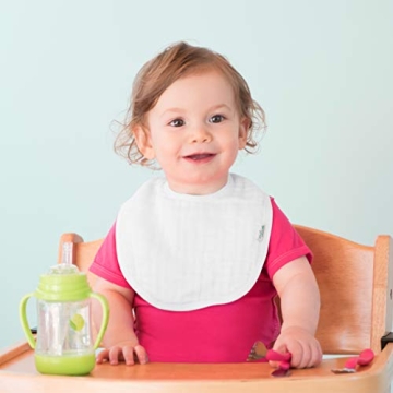 Green Sprouts Organic Cotton Muslin Bibs - 5 Pack