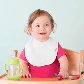 Green Sprouts Organic Cotton Muslin Bibs - 5 Pack