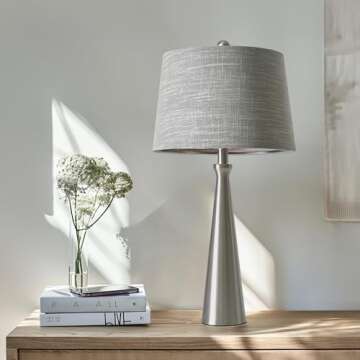 Oneach Table Lamps Set 2 Touch Control USB Charging Modern Design