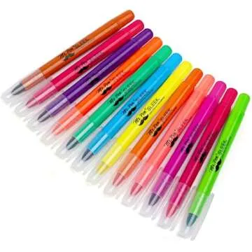 Mr. Pen- Gel Highlighters, Fluorescent Bible Highlighter, Pack of 12, No Bleed Highlighter, Dry Highlighter, Highlighters Assorted Color, Bible Journaling Supplies, Bible Markers for Tabs