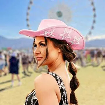 Keilin Rhinestone Cowgirl Hat for Party and Festive Fun