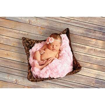 Ella Bella Photography Backdrop Paper, Assorted Wood (1 ea.: Vintage, Sable, Rustic & White Washed), 48" x 12', 4 Rolls