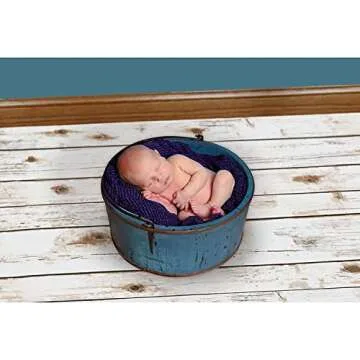 Ella Bella Photography Backdrop Paper, Assorted Wood (1 ea.: Vintage, Sable, Rustic & White Washed), 48" x 12', 4 Rolls