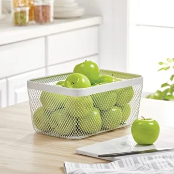 mDesign Steel Food Storage Organizer - 2 Pack