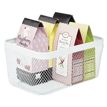 mDesign Steel Food Storage Organizer - 2 Pack