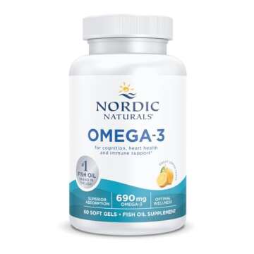 Nordic Naturals Omega-3 Lemon Soft Gels - 690 mg EPA DHA