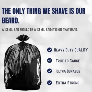 Plasticplace Extra Large Heavy Duty Trash Bags 95-96 Gallon