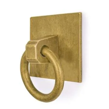 Hardware Philosophy Ring Plate Pulls - 1.9 Inches Set for Custom Furniture