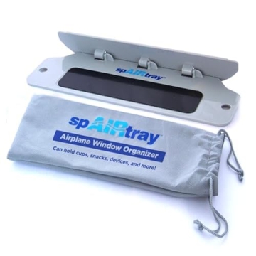 spAIRtray Travel Shelf - Airplane Travel Gadgets Window Organizer, Air Trip Essentials for Long Flig...