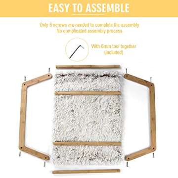 Comfortable Cat Hammock Bed with Double-Layer Cushion