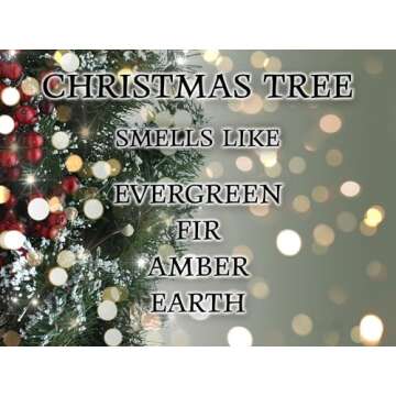 Silver Dollar Candle: Christmas Tree Scented Soy Candle - Natural Soy Candles for Home Scented Aromatherapy Candles - Hand-Poured & 100% Candle Soy Wax Candles - Ideal Natural Candles Gifts - 9oz