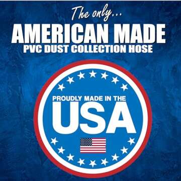 4" x 20’ Ultra Flex Clear Vue Heavy Duty PVC Dust Debris and Fume Collection Hose MADE IN USA!