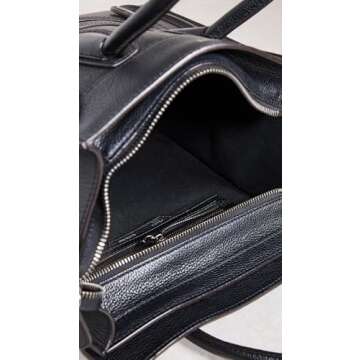 Celine Pre-Loved Nano Luggage, Calfskin, Black