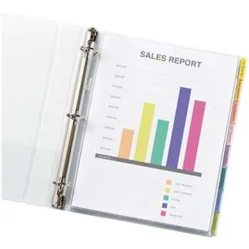 Avery Clear Tabbed Sheet Protectors for Organizing