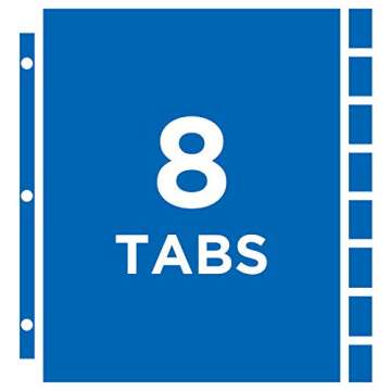 Avery Clear Tabbed Sheet Protectors for Organizing